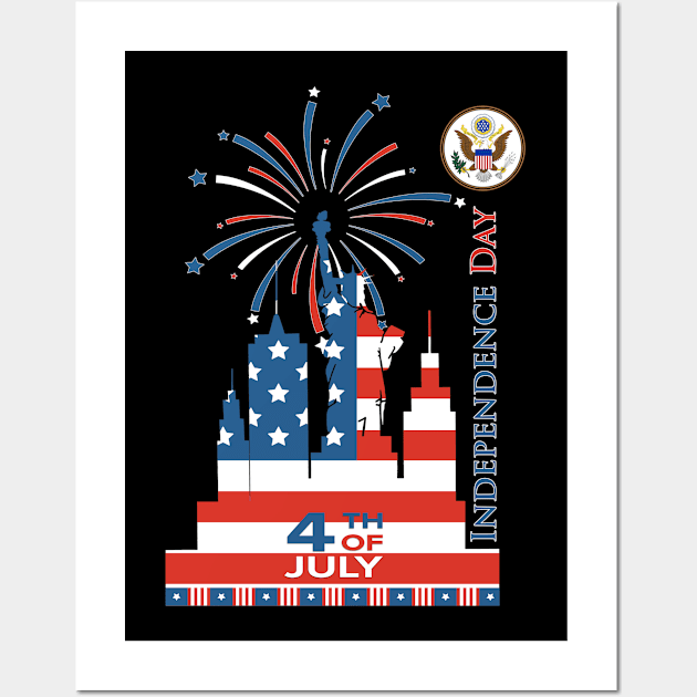 Independence Day Wall Art by NTFGP